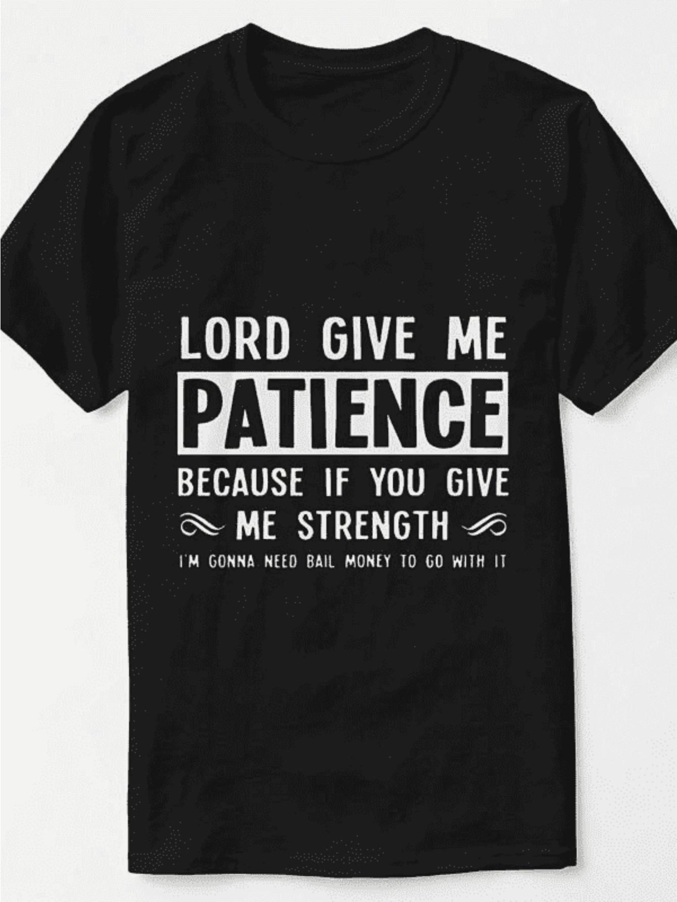 Top Pick Mens Christian Faith TShirt with Lord Giveth Graphic S