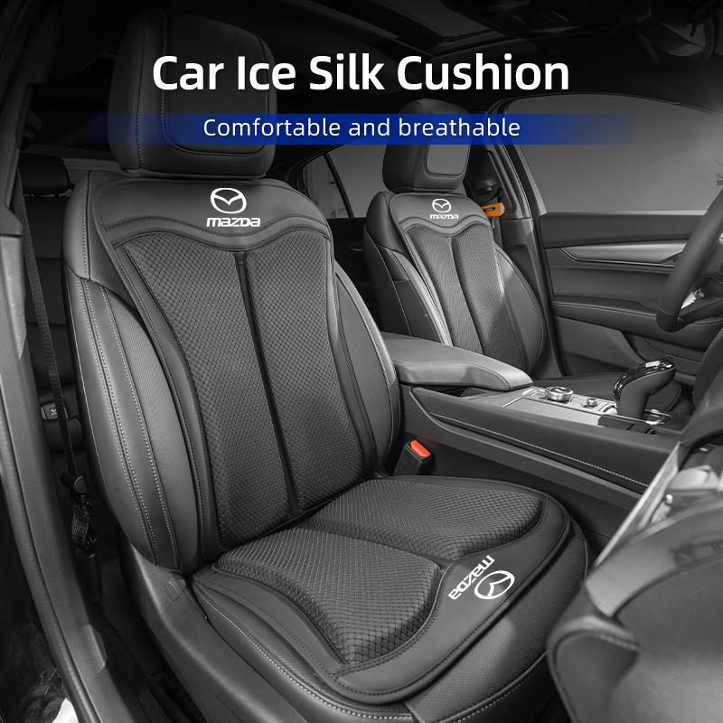 ZATR1 Breathable Car Ice Silk Seat Cover Front Rearseat Cushion Protect For Mazda 3 6 Axela CX5 CX3 CX30 CX9 Atenza Demio RX7 MX5 CX7