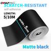 3D Carbon Fiber Car Sticker Paste Protector Glossy Black Vinyl Wrap Film Car Wrap Sheet Film Waterproof Protection Accessories