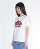 AMES-WORLDWIDE Palm Tree Oval Tee White