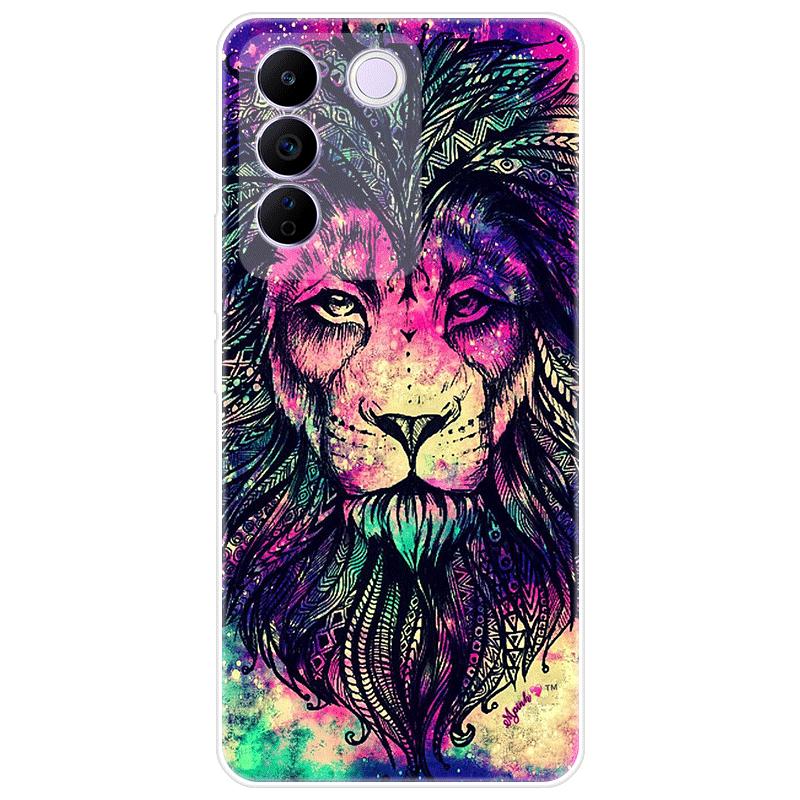 For Vivo V27e V 27e Case Soft Silicone Back Cover Cartoon Phone Case Diversification