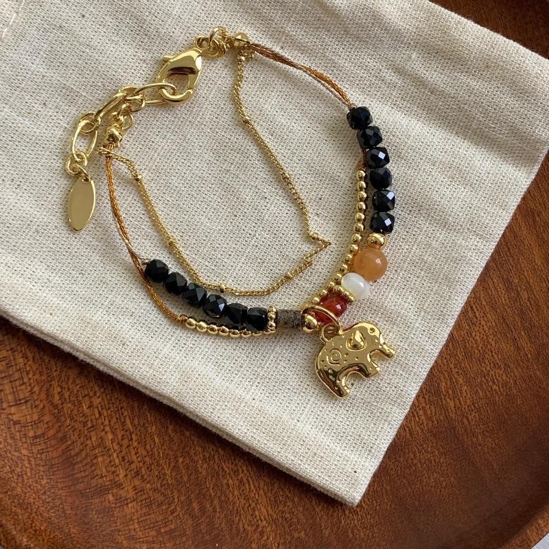 JYL TS Bracelet  Green Guofeng Style Enhances Vitality & Calm Bracelet-44/real 17+3cm светлый орхидеи