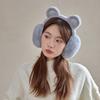 Anti-Freeze Sequins Bear Ear Earmuffs Plush Winter Ear Muffs Cute Ear Cover  for Women Girls