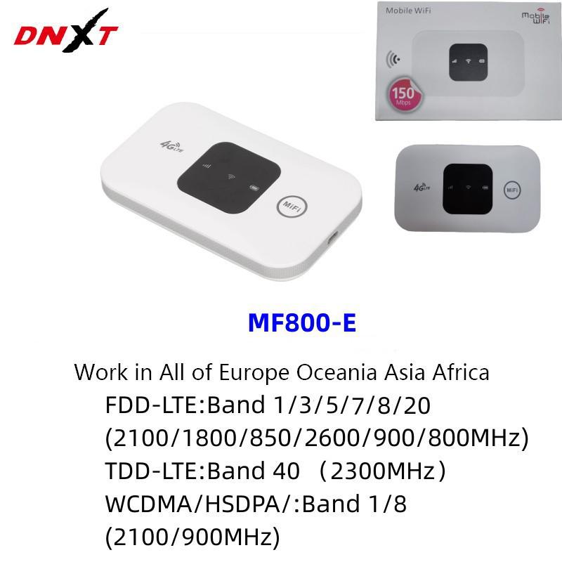MF800 Portable 4G LTE WiFi Car Router - Black, H806 Model