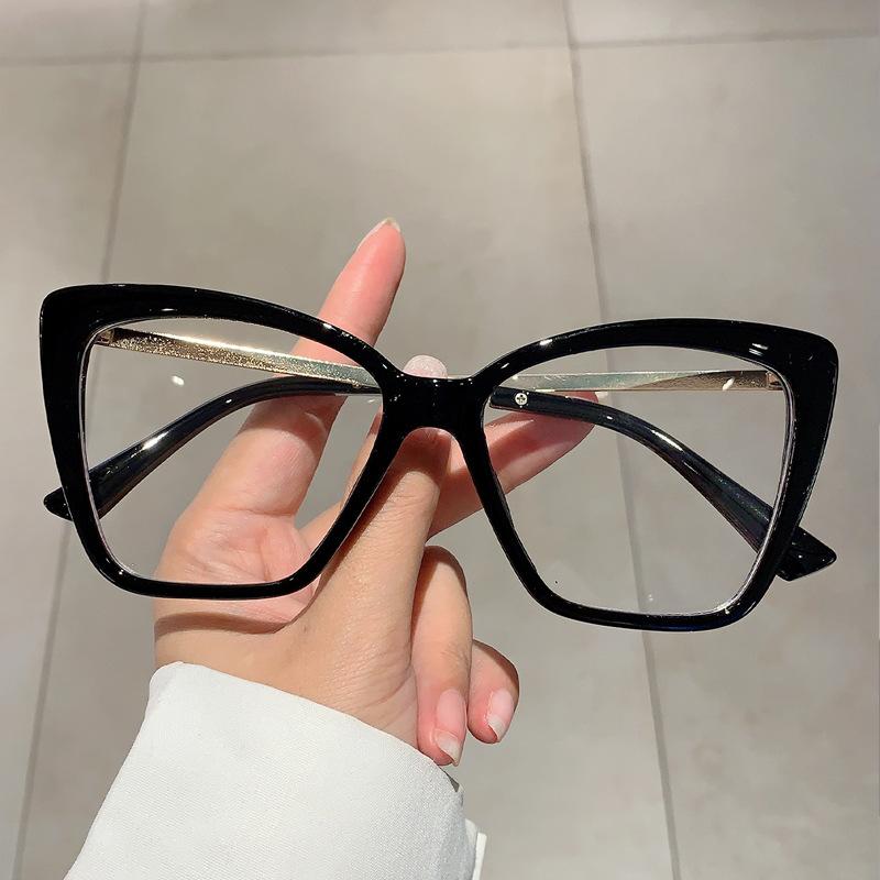 Vintage Metal Anti Blue Light Optical Cat Eye Glasses Women Luxury Brand Designer Myopia Prescription Sexy Ladies Eyewear Frame