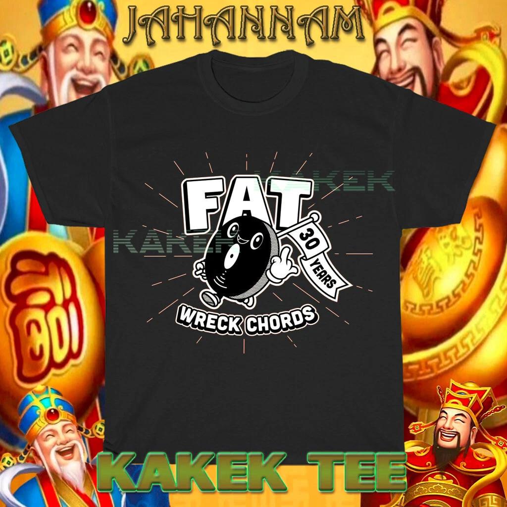 New FAT WRECK CHORDS 30 Years Logo American T shirt Funny Size S to 5XL 2XL