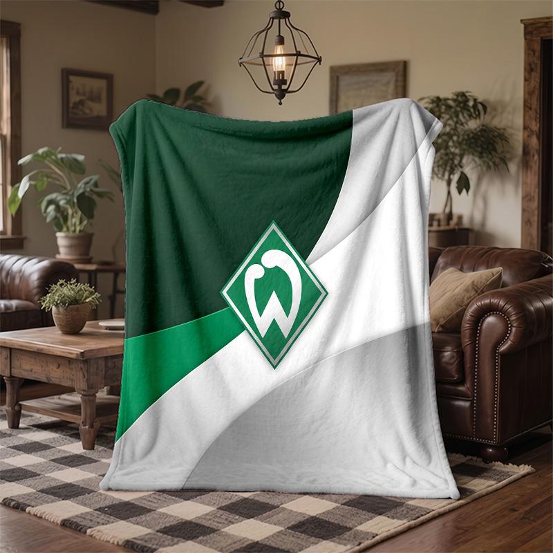 Werder Bremen Fußball Print Flanelldecke Weich Warm Sofa Bett Überwurfdecke Für Zuhause Büro Schlafzimmer