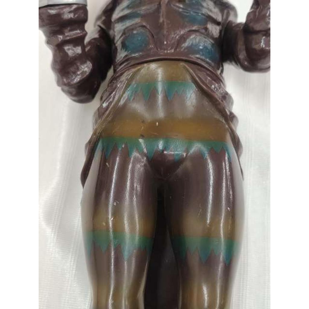 Used Ultraman Series Big Size Soft Vinyl Figure 2nd Generation Baltan Alien (Dark Brown