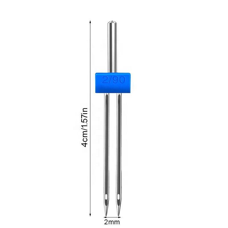 RTS 100Pcs/Bag for Sewing Machine Accessories 2mm Double Sewing Machine Needles