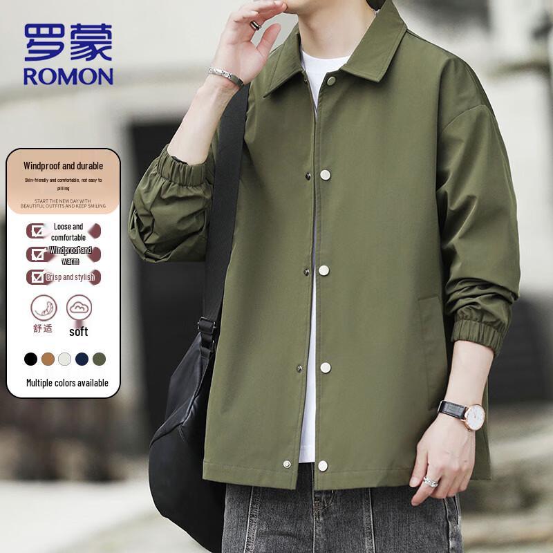 ROMON Men's Business Casual Fall Jacket