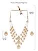 Ethnic Kundan & Pearl Multi Tier Bridal Necklace Set for Women