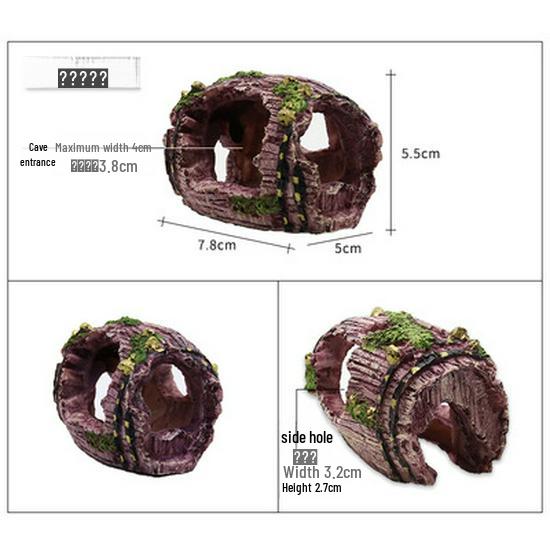

Антикварная полимерная бочка для вина, украшение для аквариума, 808