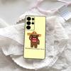 Cute Domo-Kun Phone Case For Samsung S 24 Fe 25 Ultra Plus 20 Lite 21 30 22 23 24 22 Ultra 5G Fundas