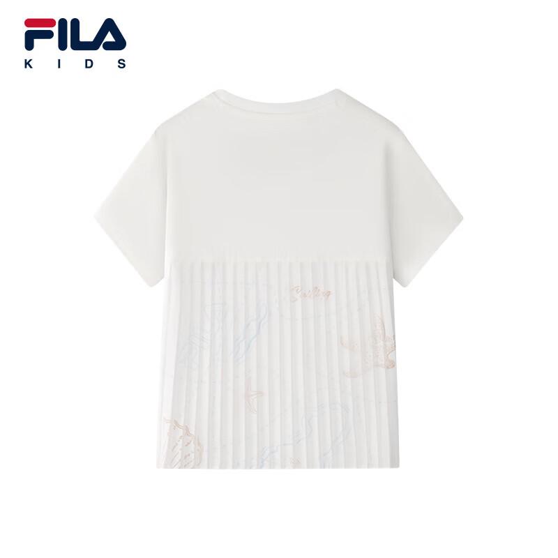 FILA Girls' Short Sleeve Cotton T-Shirt