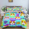 Cartoon Animal Duvet Cover Luxury Soft Bedding Set For Children Bedroom Quilt  Comforter Cover King Twin Home Decor