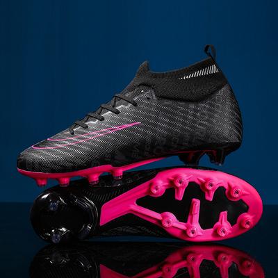 Men's Soccer Shoes Large Size Ultralight Football Boots Boys Sneakers Non-Slip AG/TF Soccer Cleats Ankle Boots Unisex