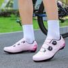 Road Bike Lock Shoes, Comfortable Cycling Shoes for Men and Women, Hard-Soled, Lightweight, Breathable, Mountain Bike Professional Cycling Shoes