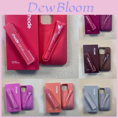 For Hailey Rhode Lip Gloss Silicone Phone Case For Iphone 13 Pro Max With Shockproof Stand Protection