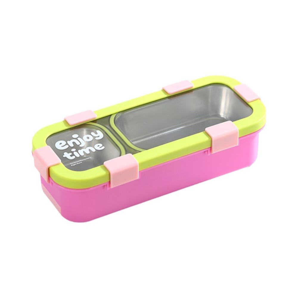 Eco Friendly Stainless Steel Lunch Box Removable Divided Lunch Box Travel Food Tray  Picnic