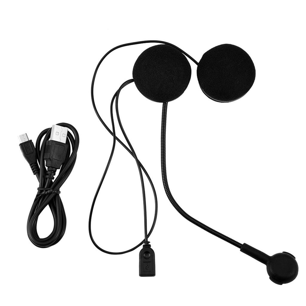 Wireless Bluetooth HIFI Stereo Earphones Headset HD Microphone for Motorcycle Helmet