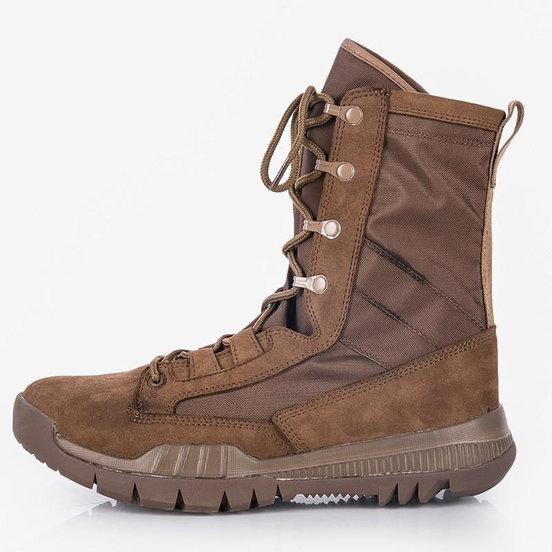 Fashion Outdoor Training 2025 New Summer Breathable Brown Combat Male Ultralight High Top Wear Lovers Desert Men boots