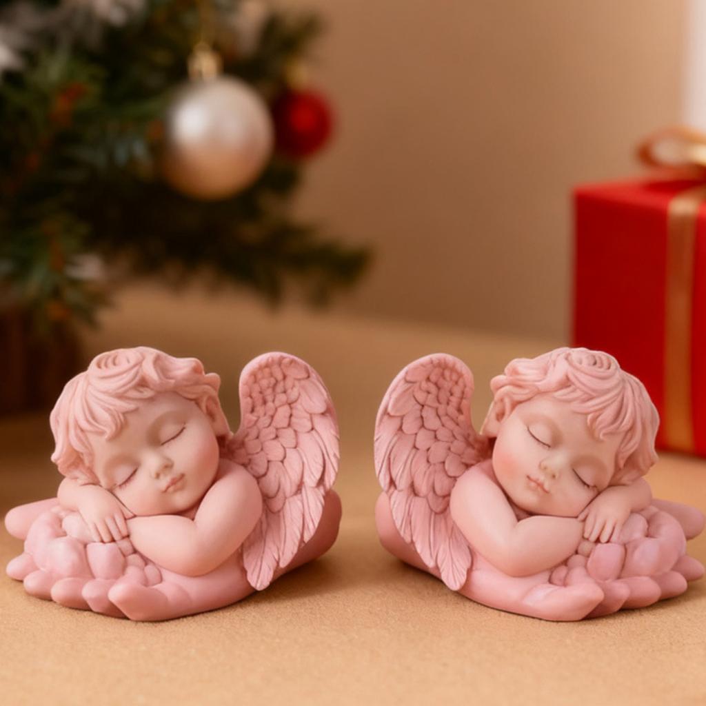 Silicone Sleep Angel Candle Mould for Creation Suitable for Parties Weddings and Decoration