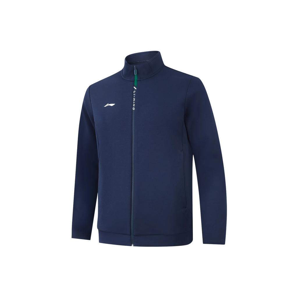 Li Ning Group Purchase Series Sports Stand Collar Zipper Comfortable Color Block Versatile Casual Simple Sweatshirt Men Sweatshirt AWDVB03-10