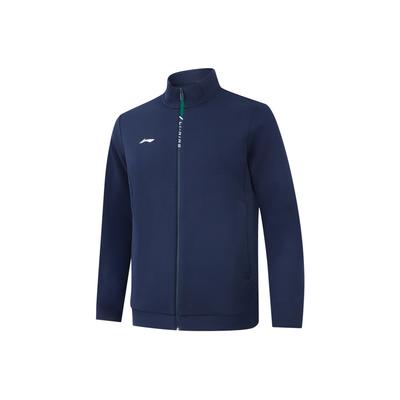 Li Ning Group Purchase Series Sports Stand Collar Zipper Comfortable Color Block Versatile Casual Simple Sweatshirt Men Sweatshirt AWDVB03-10