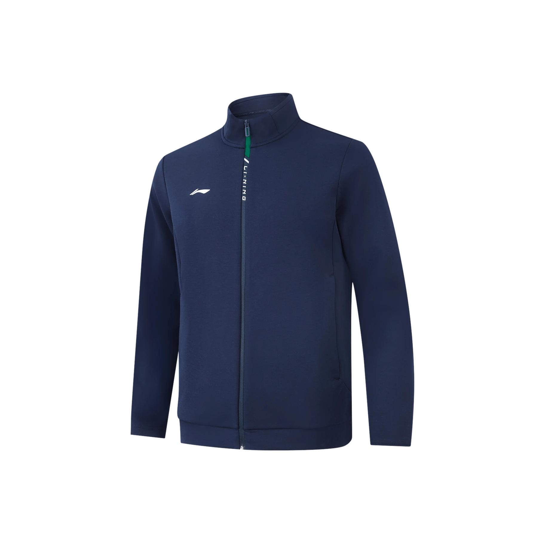 

Серия групповых покупок Li Ning Спортивный воротник-стойка на молнии Удобный цветной блок Универсальный Повседневный Простой Свитшот Мужской свитшот AWDVB03-10