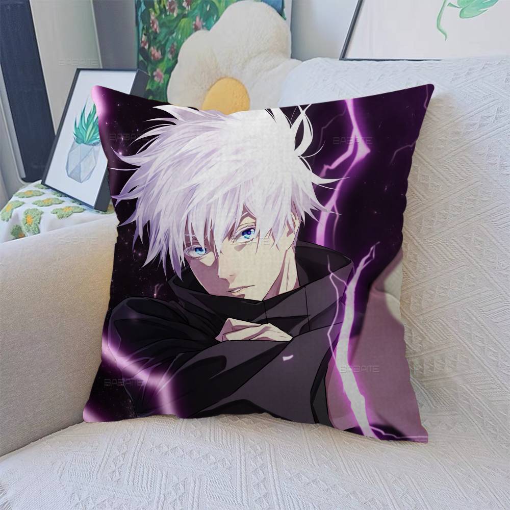 Anime Jjujutsu Kkaisen Gojo Satoru Pillowcase Toon Gift Cushion Cover Bedroom Home Sofa Chair Seat Decor Pillow Case