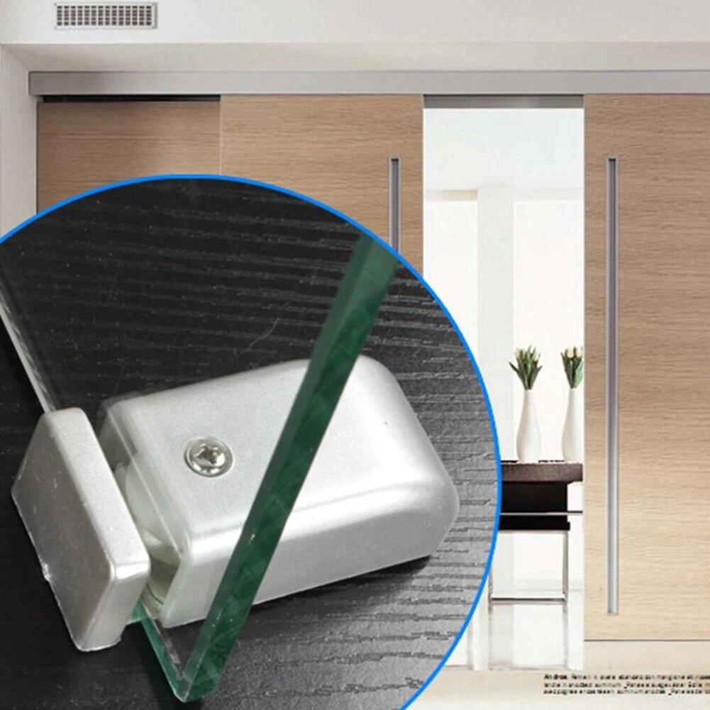 Sliding Barn Door Bottom Floor Guide Clips Adjustable Sliding Door Floor Guide Universal Door Guides Slotted Swing Stop