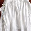 Vintage Embroidered Fairy Skirts with Floral Button and Chiffon Skirt