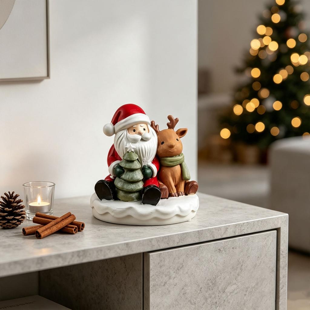 Figur Weihnachtsdekoration für festliche Tischdekoration