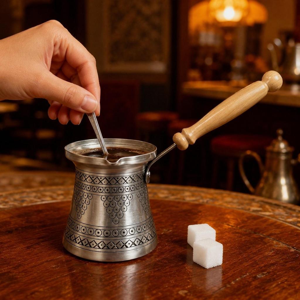 Con Manico Lungo, Caffettiera Turca per La Cucina