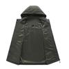 Spring and Autumn Hooded Jacket Youth Casual Stand-Up Collar Zipper Digging Bag Solid Color Windproof and Waterproof Jacket