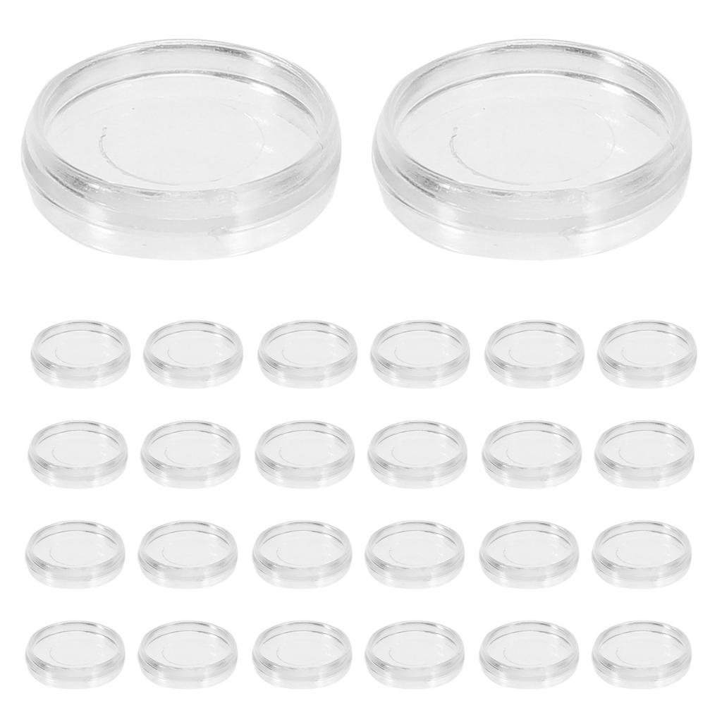 100Pcs Transparent Loose Leaf Binder Rings Plastic Detachable Binding Clips Office School File Organization Notebook Accessories