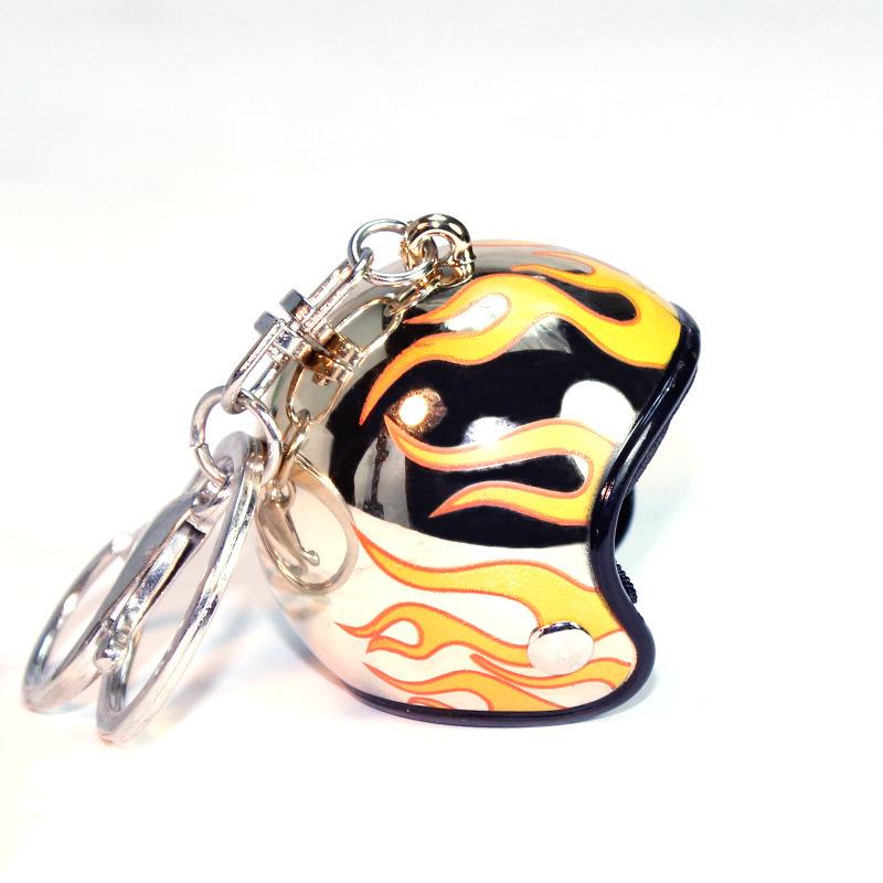 Colorful Exquisite Helmet Keychain & Bag Pendant with Wind-Breaking Duck Head