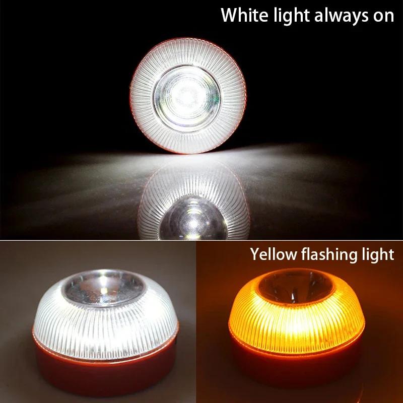 Car Emergency Beacon Light V16 Homologated USB Rechargeable/Battery Model Magnetic Induction Strobe Light Car Emergency Light