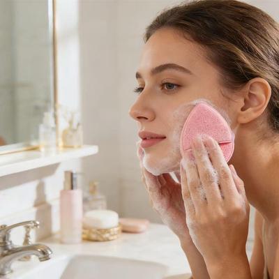 Super Soft Konjac Sponge Glove: Deep Cleansing Face Wash Puff