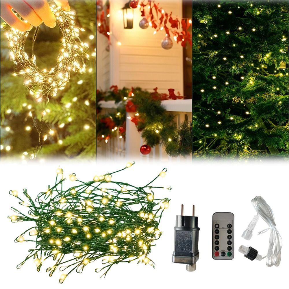 5/10/20ft Battery USB Charging Fairy Lights String Wreath Garland Decor  for Indoor Outdoor