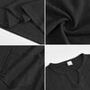 Men's Imitation Leather  Collar  Breathable And Fitted Oversized Short Sleeve