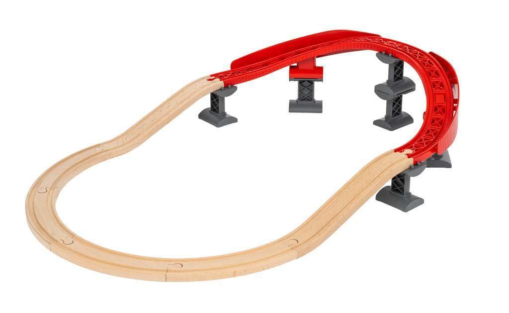 BRIO Kurvenpack 33995, ab 3 Jahren [Spielzeug, Holzspielzeug, Holzschienen-Set, Geschenk (GeburtstagWeihnachten)]