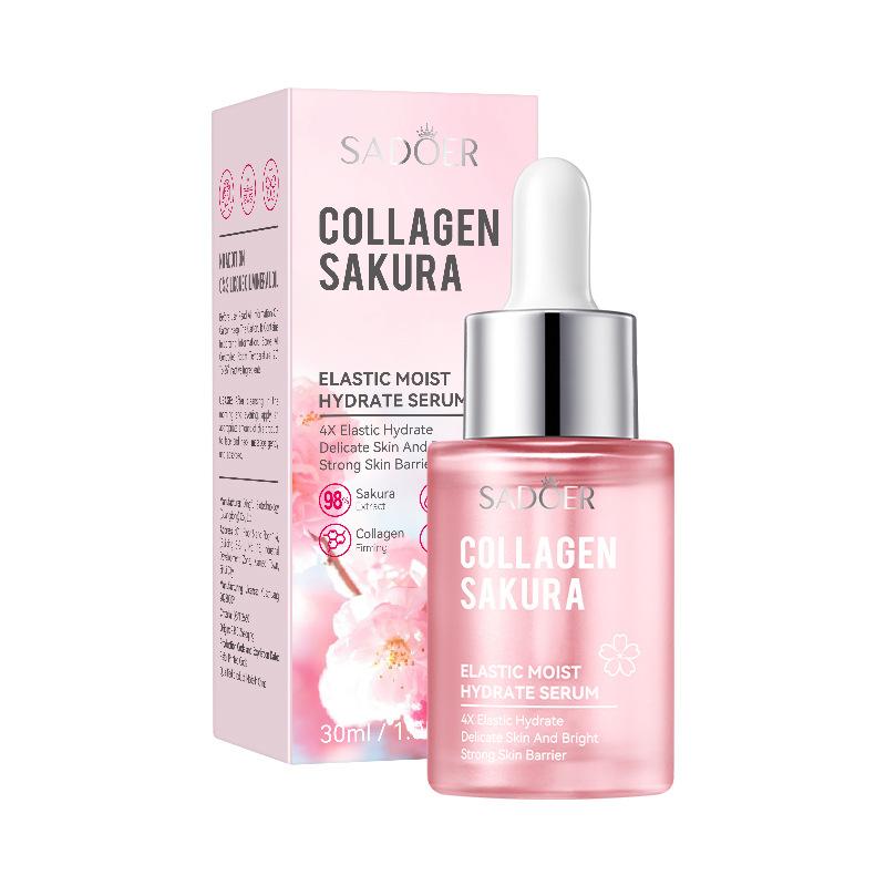 

SADOER Bouncy Essence Cherry Blossom Коллагеновая увлажняющая сыворотка 30ml