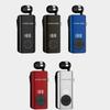 Clip-On Bluetooth Headset with Digital Display, Stereo Sound, Long Battery Life, and Retractable Cable