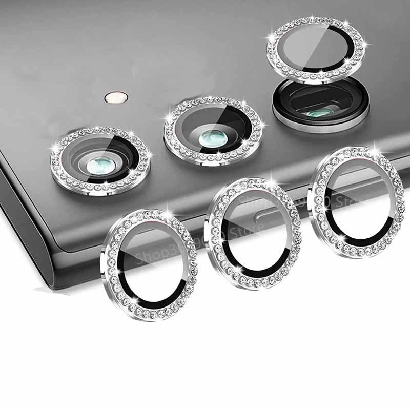

Кольцо для камеры с бриллиантами для Samsung A55 A35 A25 A15 A05 A05S A14 A24 A34 A54, защитное кольцо из закаленного стекла для объектива камеры For Samsung A14