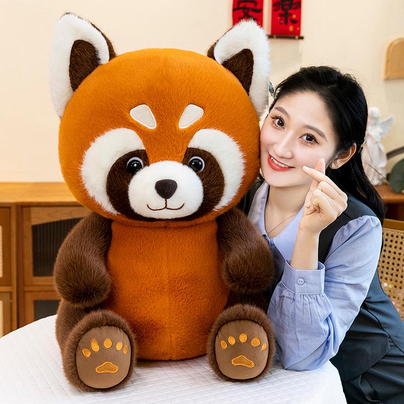 

Очаровательные плюшевые игрушки Енот и Панда - Идеальные праздничные подарки для детей 25 cm [0.2 kg]