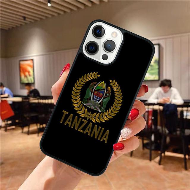 Tanzania Flag Coat Of Arms phone Case For iPhone 17 Air 16 15 14 Plus apple 16 11 12 13 Pro Max coque