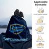 Fc Zenit Saint‑petersburg Personalized Text Blanket Cozy Customizable Blanket Ultra-Soft Great for Living Room Seaside Couch Livingroom