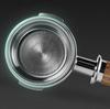 MHW-3BOMBER Coffee Machine Handle, Solid Wood Bottomless Extraction Modification Accessory, Walnut Handle - Lama/E61