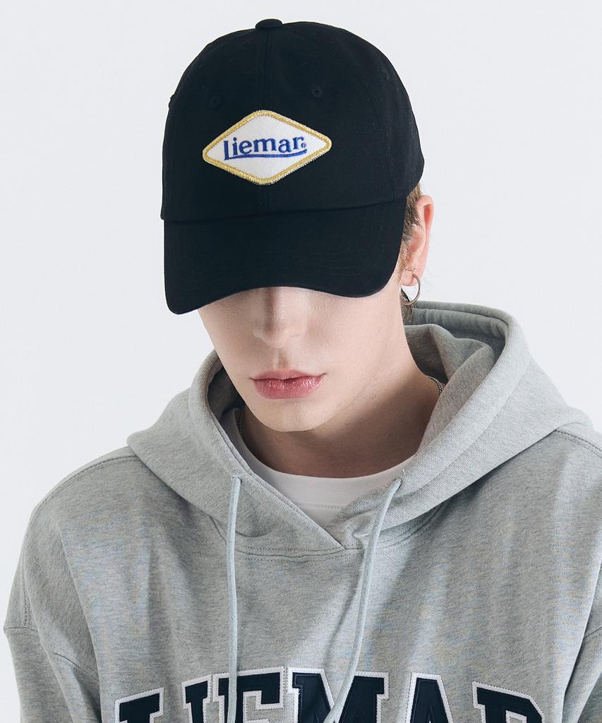 LIEMAR Embroidered Patch Ball Cap Black